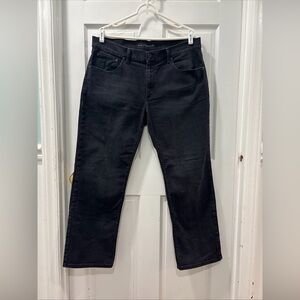 Mott & Bow Men’s Straight Leg Jeans Size 36x30 Washed Black Stretch Denim NWOT